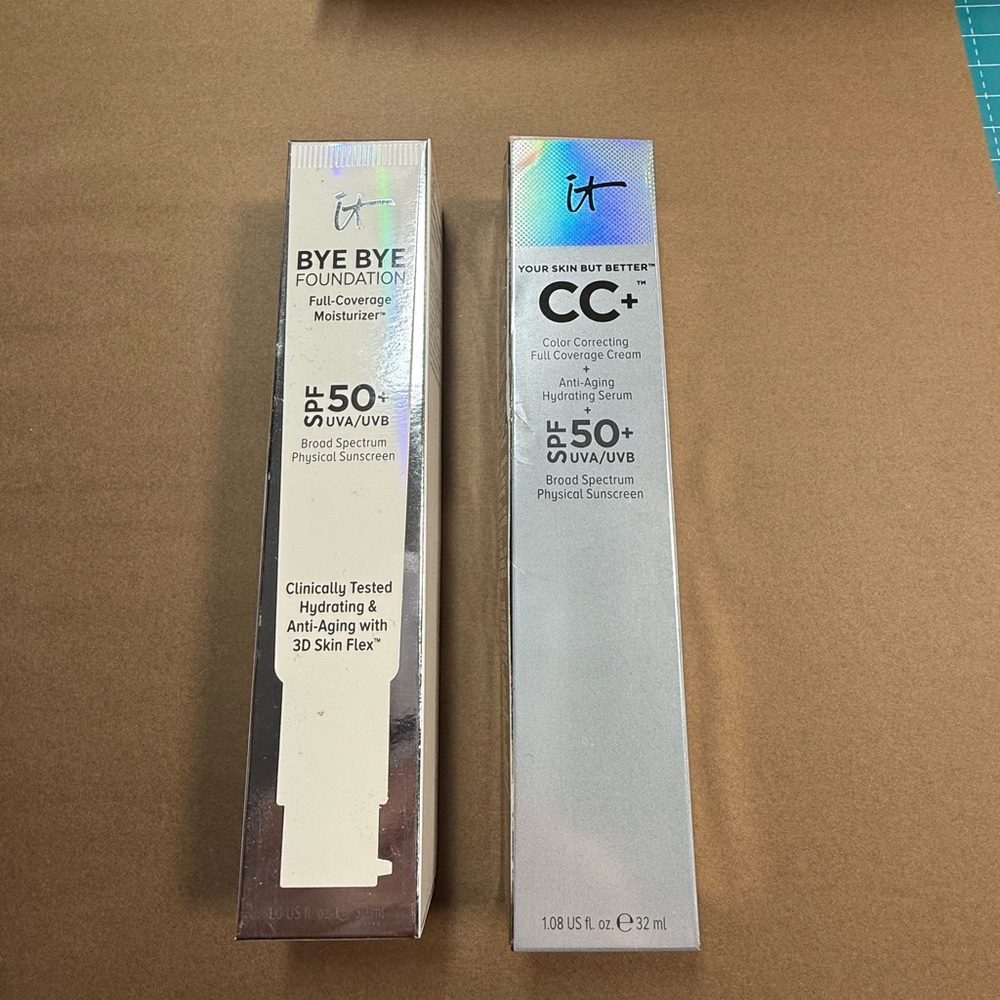 IT Cosmetics Foundation and CC+ Cream Set